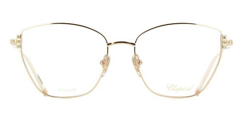 Chopard VCHG98S - 300Y - 55 Brillenfassungen Gold Cat Eye