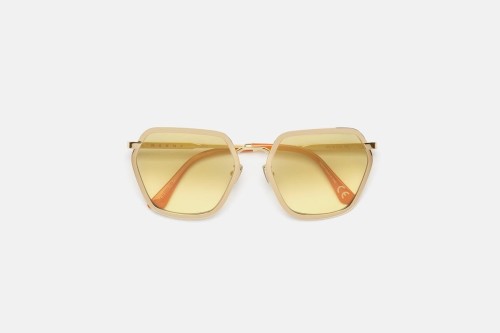Marni 8HI Great Noligwa Mine Oro - 59 Sonnenbrillen Gold Eckig