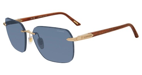 Chopard SCHG62V WOOD - 383P - 61 - MIT POLARISIERTEN GLÄSERN Sonnenbrillen Eckig