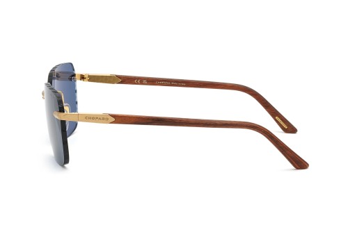 Chopard SCHG62V WOOD - 383P - 61 - MIT POLARISIERTEN GLÄSERN Sonnenbrillen Eckig