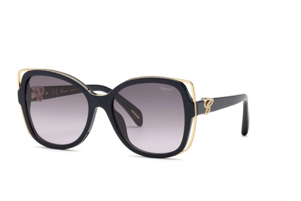 Chopard SCH316S - 09AG - 56 Sonnenbrillen Schwarz Schmetterling