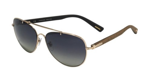 Chopard SCHC89 WOOD/RUBBER - 300P - 62 - MIT POLARISIERTEN GLÄSERN Sonnenbrillen Pilot (Aviator)