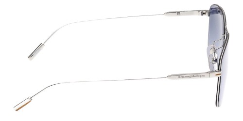 Zegna EZ0188-D - 16W - 60 Sonnenbrillen Silber Pilot (Aviator)