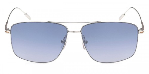 Zegna EZ0188-D - 16W - 60 Sonnenbrillen Silber Pilot (Aviator)