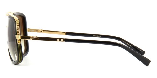 Dita MACH ONE DRX-2030 TITANIUM - B - 59 Sonnenbrillen Gold, Schwarz Pilot (Aviator)