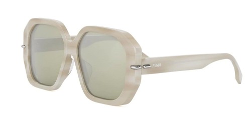 Fendi FE40173F - 60Q - 56 Sonnenbrillen Beige Quadratisch