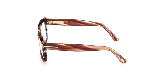 Tom Ford TF6046-B - 055 - 55 - MIT BLAU-VIOLETTEM LICHTFILTER-GLÄSERN Brillenfassungen Havana