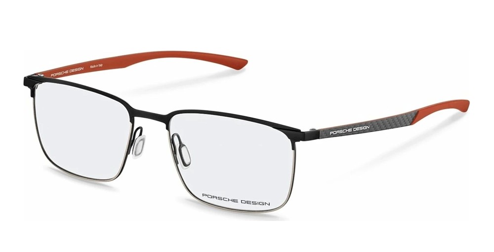 Porsche Design P8753 - A - 57 Brillenfassungen Schwarz Quadratisch