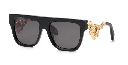 Roberto Cavalli SRC014 - 0700 - 57 Sonnenbrillen Schwarz Aviator