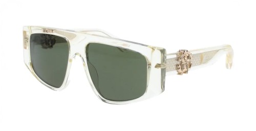 Roberto Cavalli SRC038 - 0846 - 56 Sonnenbrillen Transparent Aviator