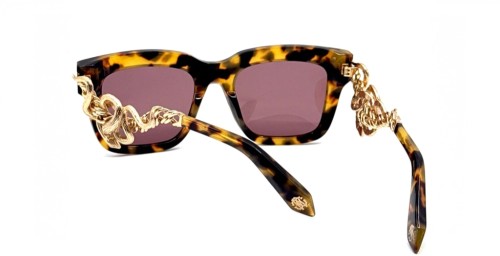 Roberto Cavalli SRC041 - 0777 - 52 Sonnenbrillen Havana Quadratisch