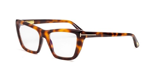 Tom Ford TF6047-B - 053 - 54 - MIT BLAU-VIOLETTEM LICHTFILTER-GLÄSERN Brillenfassungen Havana