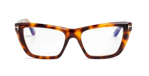 Tom Ford TF6047-B - 053 - 54 - MIT BLAU-VIOLETTEM LICHTFILTER-GLÄSERN Brillenfassungen Havana
