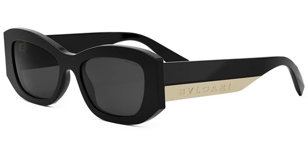 Bvlgari BV40037F - 01A - 55 Sonnenbrillen Quadratisch