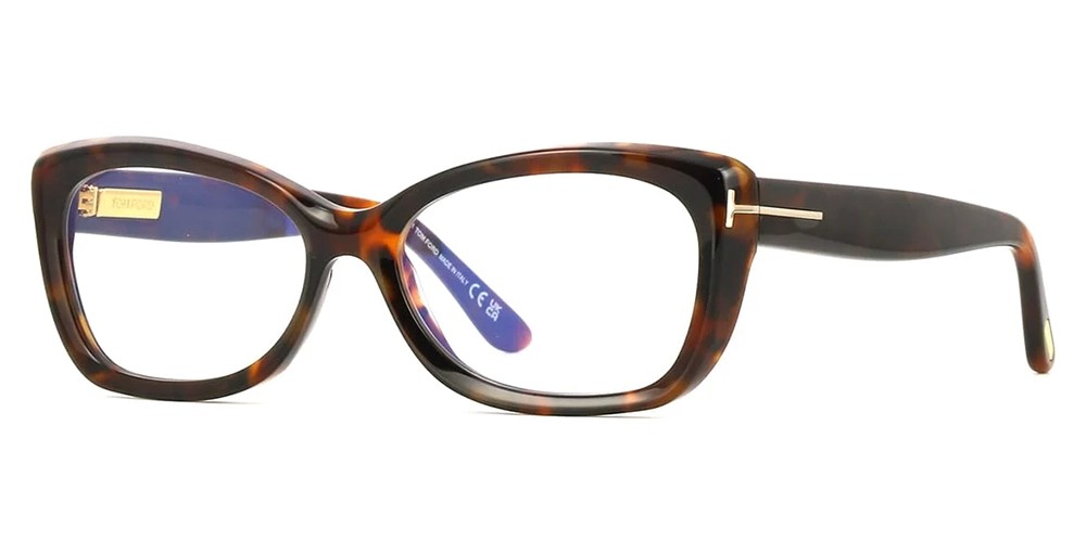 Tom Ford TF6046-B ECO - 052 - 55 - MIT BLAU-VIOLETTEM LICHTFILTER-GLÄSERN Brillenfassungen