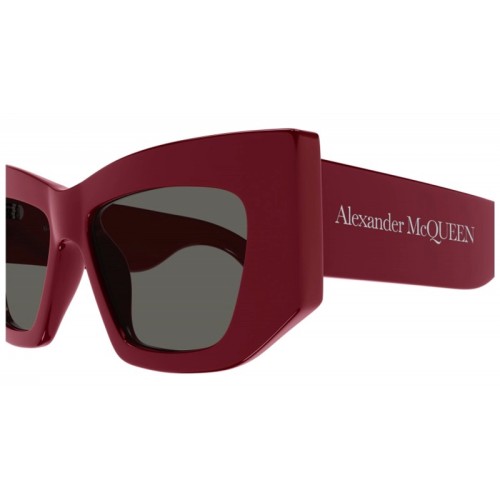 Alexander McQueen AM0448S - 003 - 53 Sonnenbrillen Rot Eckig