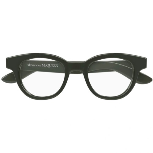 Alexander McQueen AM0384O - 003 - 47 Brillenfassungen Grün Kissenform (Abgerundet)