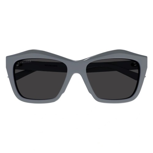 Balenciaga BB0216S - 004 - 57 Sonnenbrillen Grau Eckig