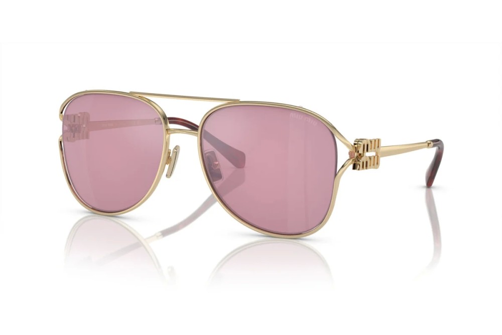 MIU MIU MU 52ZS - ZVN50D - 58 Sonnenbrillen Gold Pilot (Aviator)
