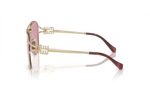 MIU MIU MU 52ZS - ZVN50D - 58 Sonnenbrillen Gold Pilot (Aviator)