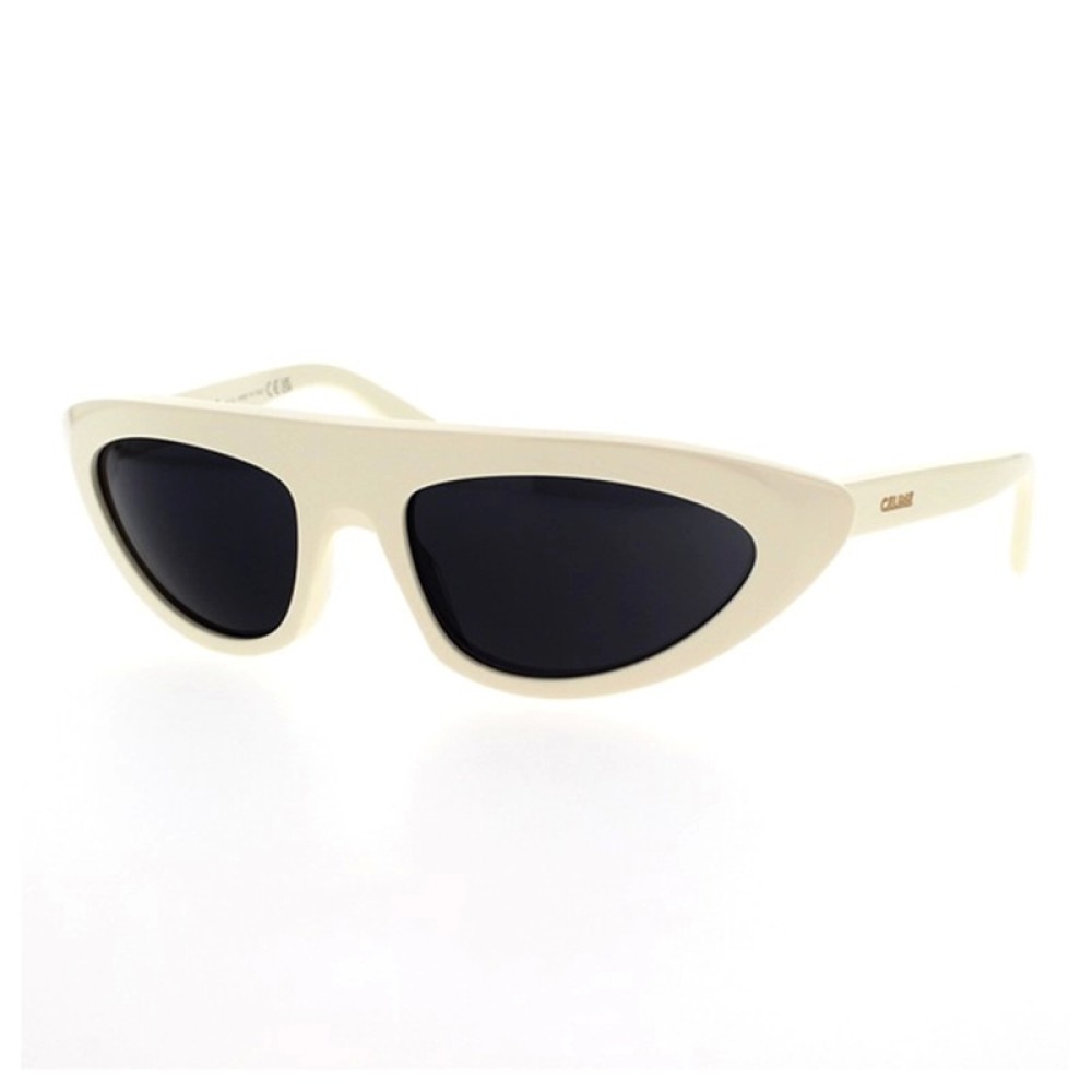 Celine CL40261I - 25A - 60 Sonnenbrillen Weiß Cat Eye