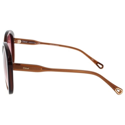 Chloé CH0081S - 002 - 55 Sonnenbrillen Braun Rund