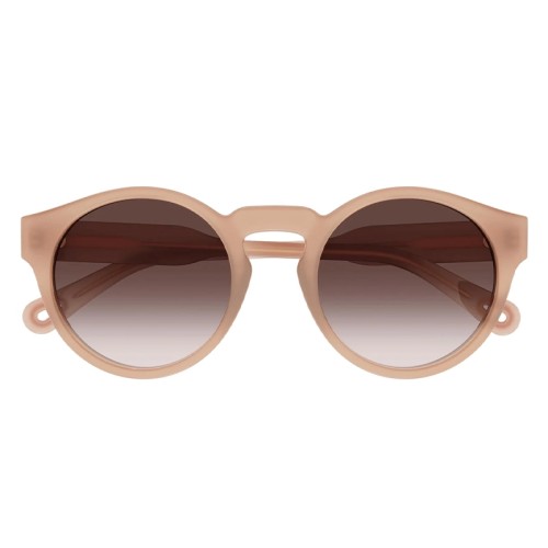 Chloé CH0158S - 004 - 52 Sonnenbrillen Roségold Rund