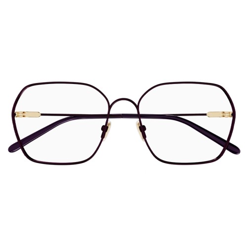 Chloé CH0208O - 003 - 55 Brillenfassungen Lila Eckig