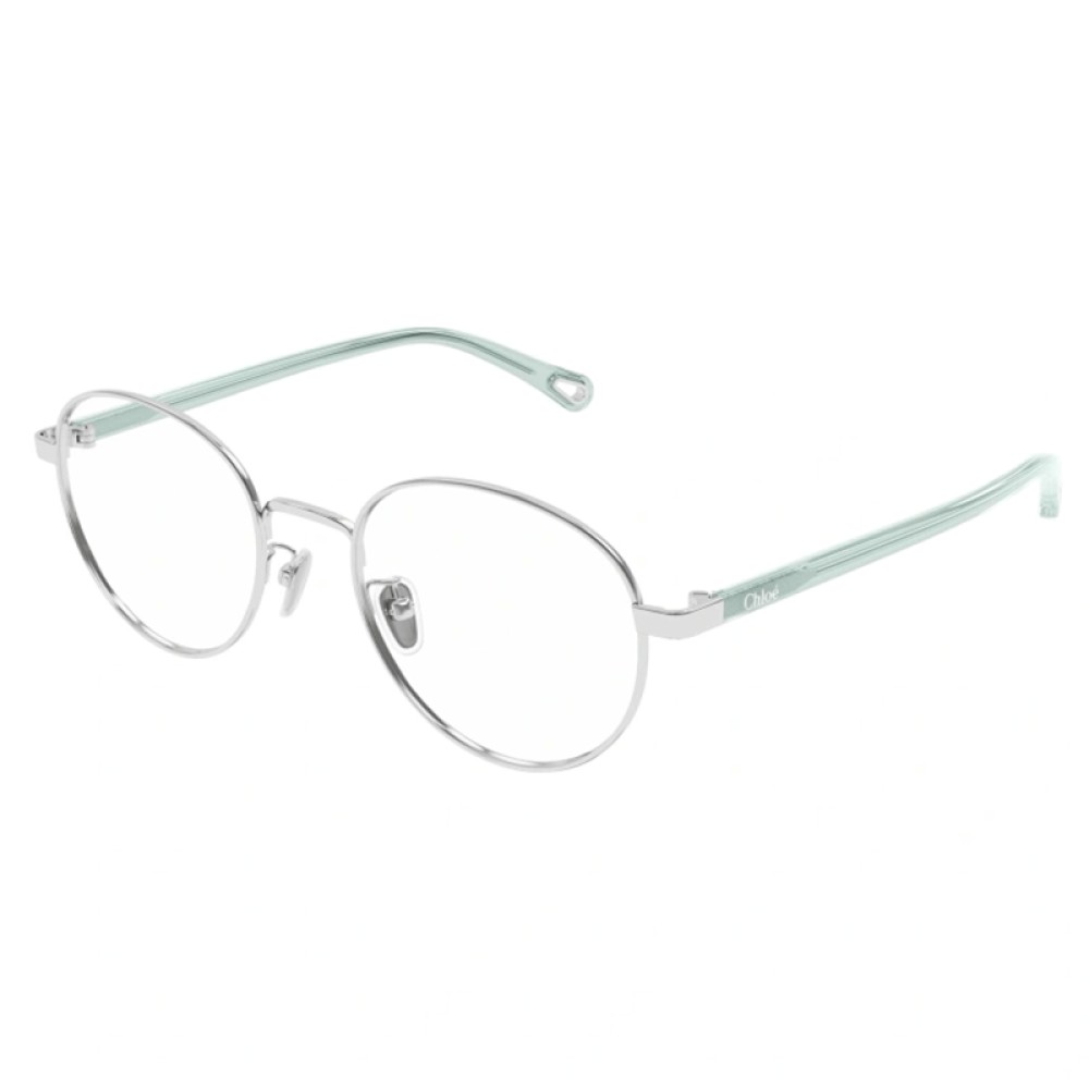 Chloé CH0216OA - 001 - 52 Brillenfassungen Silber Kissenform (Abgerundet)