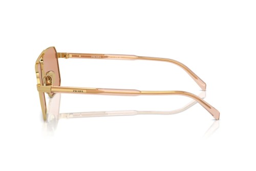 PRADA PR A57S - 5AK07V - 61 Sonnenbrillen Gold Eckig