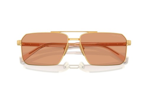 PRADA PR A57S - 5AK07V - 61 Sonnenbrillen Gold Eckig