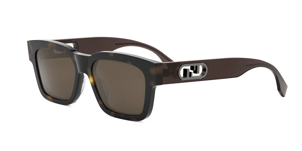 Fendi FE40107I - 52E - 53 Sonnenbrillen Eckig