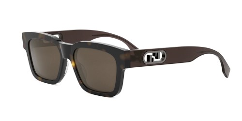 Fendi FE40107I - 52E - 53 Sonnenbrillen Eckig