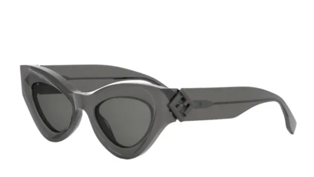 Fendi FE40146I - 20A - 52 Sonnenbrillen Grau Cat Eye
