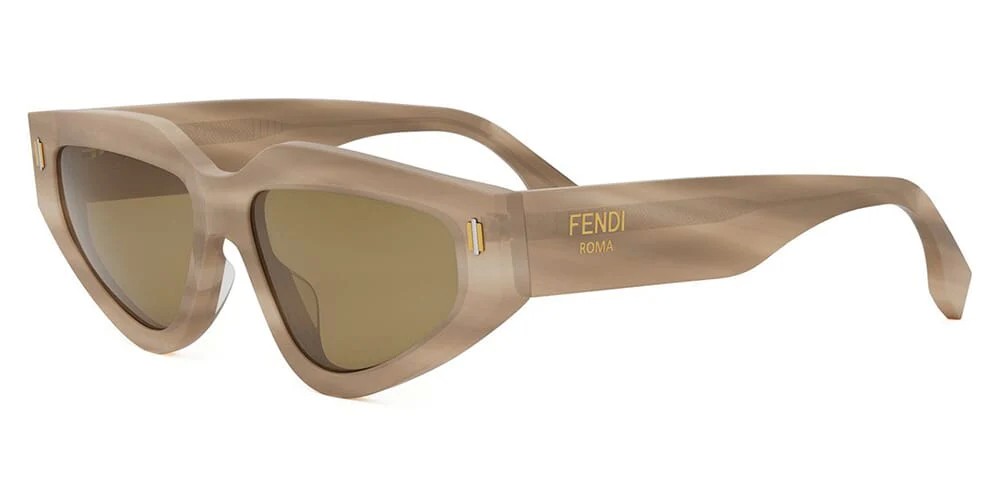 Fendi FE40163U - 59E - 54 Sonnenbrillen Braun Cat Eye