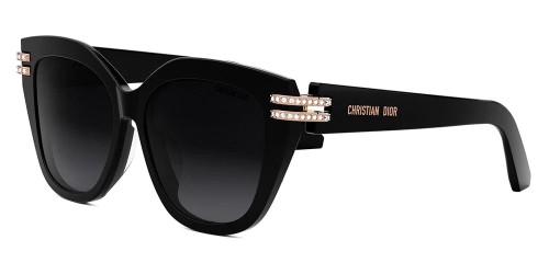 Dior CDIOR B4F - 10A1 - 56 Sonnenbrillen Schwarz Kissenform (Abgerundet)