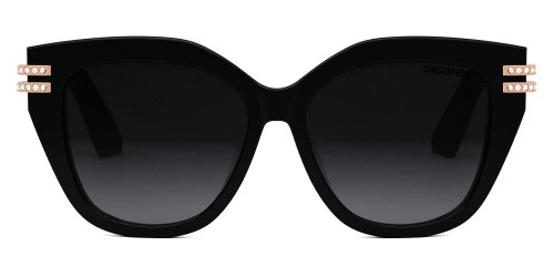 Dior CDIOR B4F - 10A1 - 56 Sonnenbrillen Schwarz Kissenform (Abgerundet)