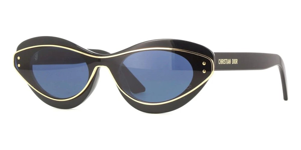 Dior DIORMETEOR B1I - 10B0 - 146 Sonnenbrillen Schwarz Cat Eye