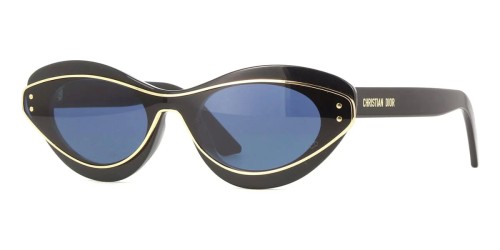 Dior DIORMETEOR B1I - 10B0 - 146 Sonnenbrillen Schwarz Cat Eye