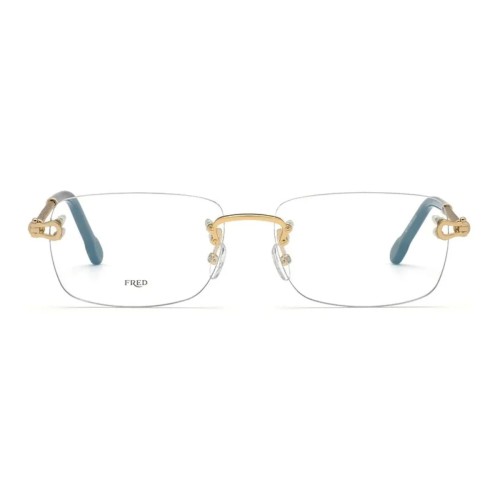 Fred FG50002U GOLD PLATED - 032 - 58 Brillenfassungen Gold Eckig