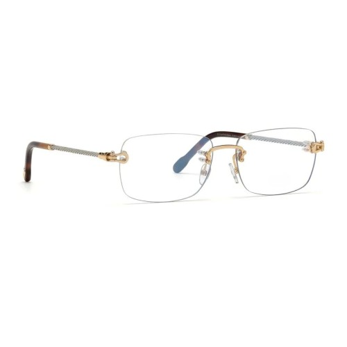 Fred FG50002U GOLD PLATED - 032 - 58 Brillenfassungen Gold Eckig