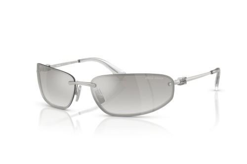 MIU MIU MU A50S - 1BC8H1 - 68 Sonnenbrillen Silber Oval