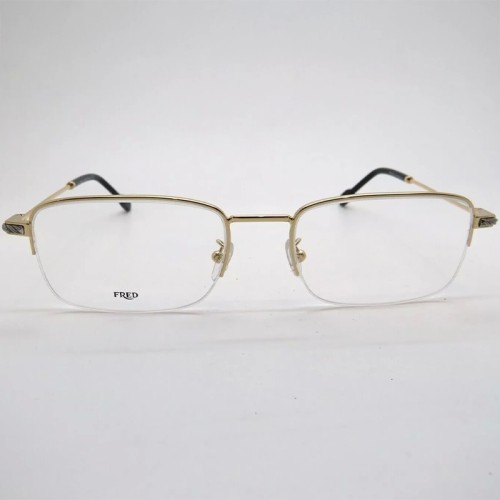 Fred FG50007U - 030 - 56 Brillenfassungen Gold Eckig