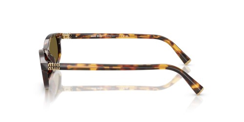 MIU MIU MU A06S - 14L09Z - 54 Sonnenbrillen Dunkle Havanna Oval