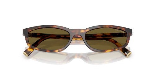 MIU MIU MU A06S - 14L09Z - 54 Sonnenbrillen Dunkle Havanna Oval