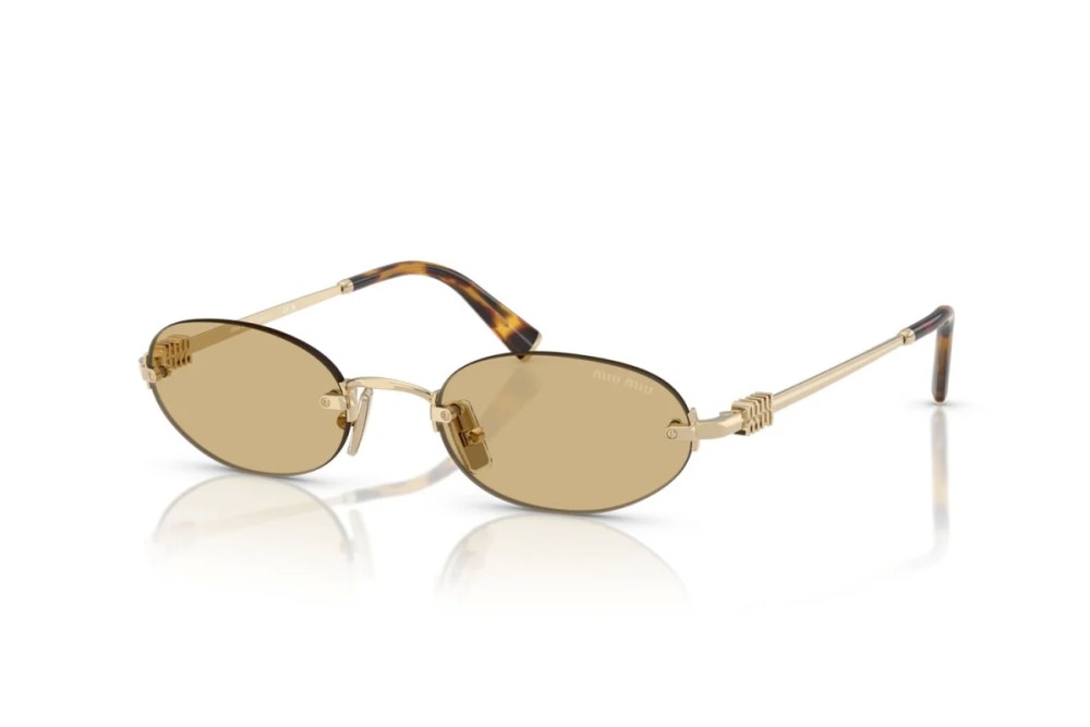 MIU MIU MU A54S - ZVN10R - 51 Sonnenbrillen Gold Oval