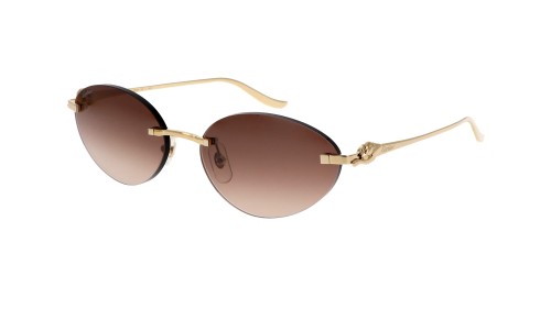 Cartier CT0504S - 003 - 58 Sonnenbrillen Gold Oval