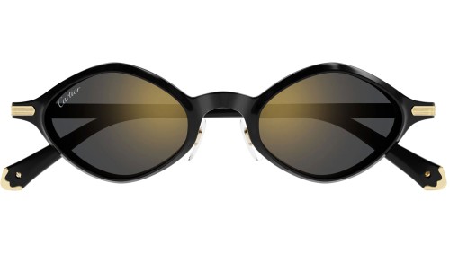 Cartier CT0540S - 001 - 48 Sonnenbrillen Schwarz Oval