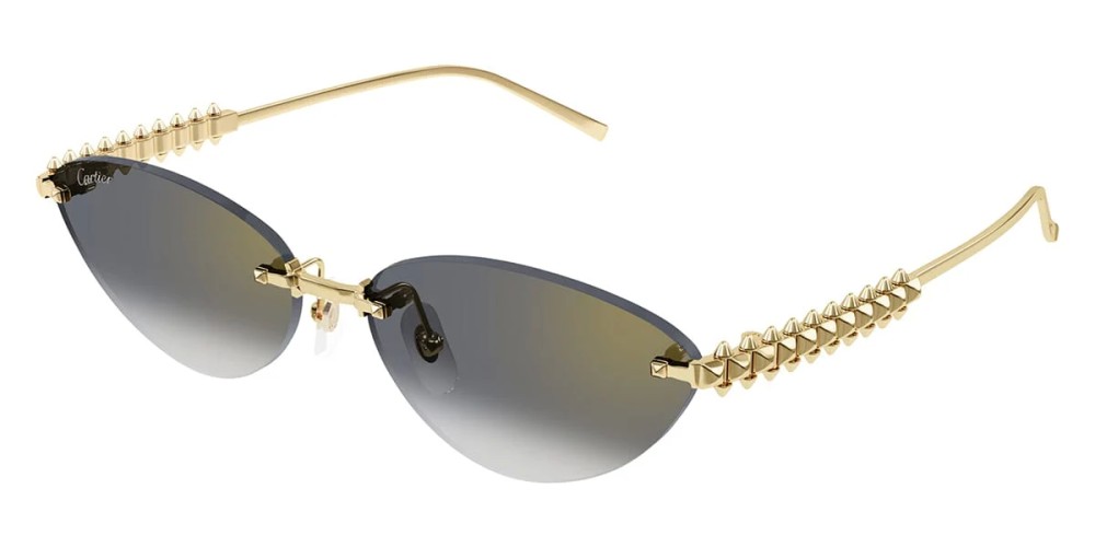 Cartier CT0543S Clash de Cartier - 001 - 58 Sonnenbrillen Gold Cat Eye