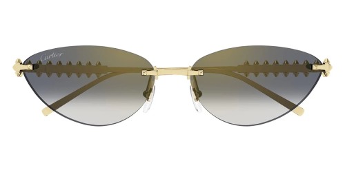 Cartier CT0543S Clash de Cartier - 001 - 58 Sonnenbrillen Gold Cat Eye